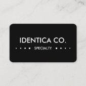 EINFACHE VIERTEL VISITENKARTE (Vorderseite)