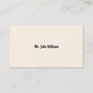 Einfache Viktorianische Calling Cards Telefonnummerkarte