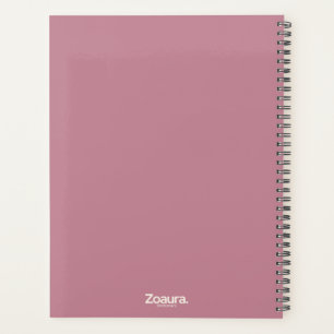 Einfache Vintage-Farbe Minimalistischer Jahresplan Planer