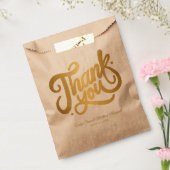 Einfache Vintage Hochzeit "DANK YOU" Geschenktütchen (Versiegelt)