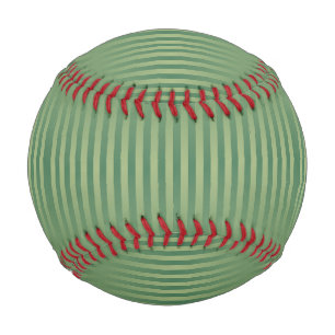 Einfache Vintage Olive Sage Grüne Streifen Baseball