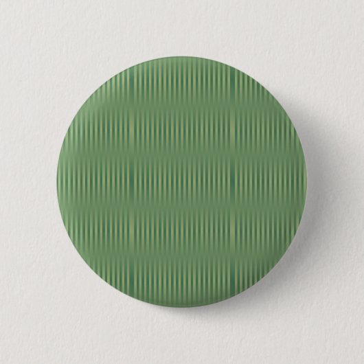 Einfache Vintage Olive Sage Grüne Streifen Button (Vorderseite)
