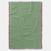 Einfache Vintage Olive Sage Grüne Streifen Decke (Vorderseite Vertikal)