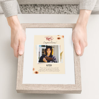 Einfache Vintage Papiersorte Abschluss Poster