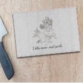 Einfache Vintage Zwiebel Schneidebrett