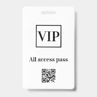 einfache vip alle access pass Konzertnamen besetzt Ausweis