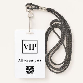 einfache vip alle access pass Konzertnamen besetzt Ausweis