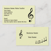 Einfache Visitenkarte (Vorne/Hinten)