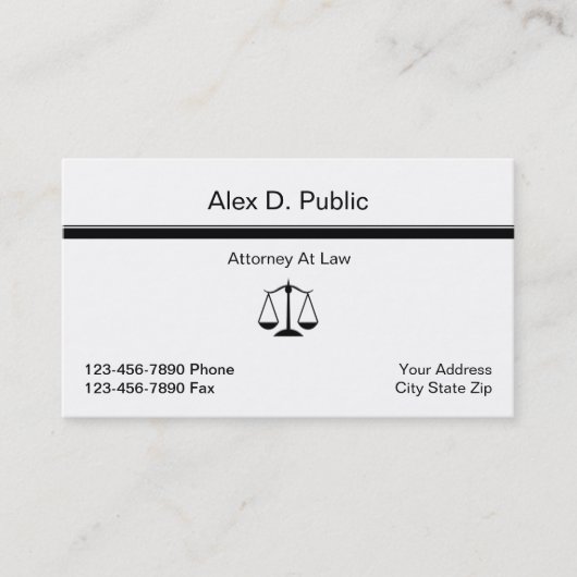 Einfache Visitenkarte (Vorderseite)