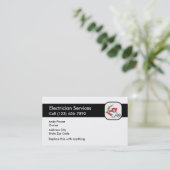 Einfache Visitenkarte (Stehend Vorderseite)