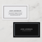 Einfache Visitenkarte (Vorne/Hinten)