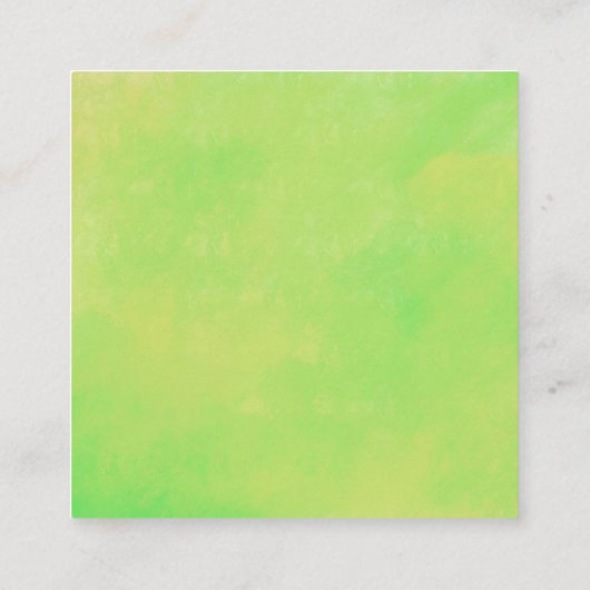 einfache Visitenkarte (Rückseite)