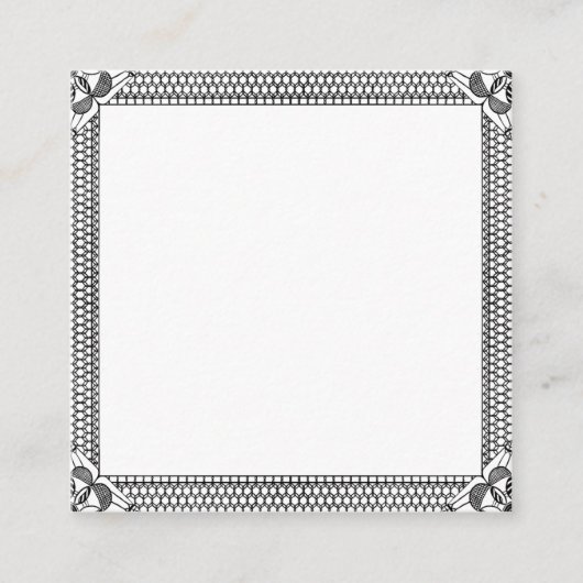 einfache Visitenkarte (Vorderseite)