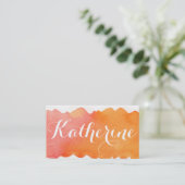 Einfache Visitenkarte (Stehend Vorderseite)