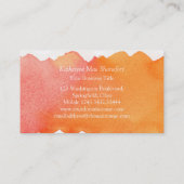 Einfache Visitenkarte (Rückseite)