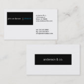 Einfache Visitenkarte (Vorne/Hinten)