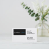 Einfache Visitenkarte (Stehend Vorderseite)
