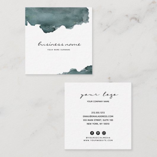 Einfache Visitenkarte (Vorne/Hinten)