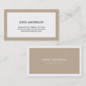 Einfache Visitenkarte (Vorne/Hinten)