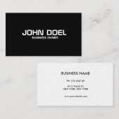 einfache Visitenkarte (Vorne/Hinten)