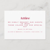 Einfache Visitenkarte Begleitkarte (Vorderseite)