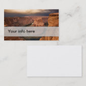 Einfache Visitenkarte der drastischen Schlucht am (Vorne/Hinten)