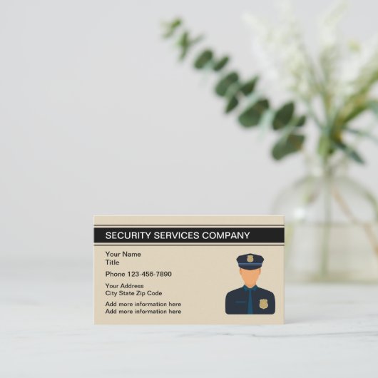 Einfache Visitenkarte des Sicherheitsgurts (Stehend Vorderseite)