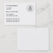 Einfache Visitenkarte-großes Format Visitenkarte (Vorne/Hinten)