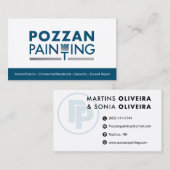 Einfache Visitenkarte - Moderne Minimalistische El (Vorne/Hinten)