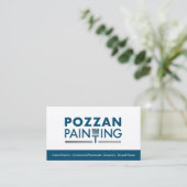 Einfache Visitenkarte - Moderne Minimalistische El (Stehend Vorderseite)