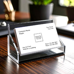 Einfache Visitenkarte-Schablone Visitenkarte