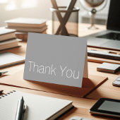 Einfache Visitenkarten Dankeskarte