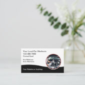 Einfache Visitenkarten für Automobile Visitenkarte (Stehend Vorderseite)