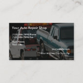 Einfache Visitenkarten für das Schleppen von Fahrz Visitenkarte (Vorderseite)