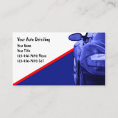 Einfache Visitenkarten für den Automobilsektor Visitenkarte (Vorderseite)