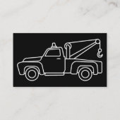 Einfache Visitenkarten für den Zubringerdienst Visitenkarte (Rückseite)