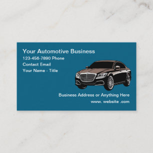 Einfache Visitenkarten für die Automobilbranche Visitenkarte