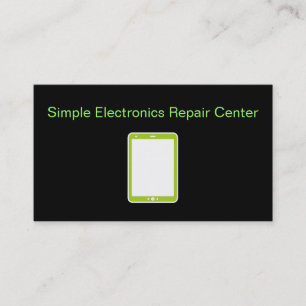 Einfache Visitenkarten für die Elektronikreparatur Visitenkarte
