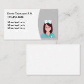 Einfache Visitenkarten für Krankenpfleger Visitenkarte (Vorne/Hinten)