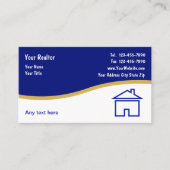 Einfache Visitenkarten für Real Anwesen Visitenkarte (Vorderseite)