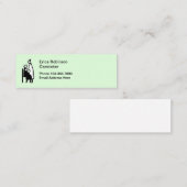 Einfache Visitenkarten Mini Visitenkarte (Vorne/Hinten)