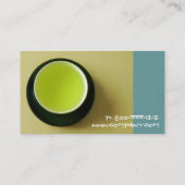 Einfache Visitenkarten Visitenkarte (Rückseite)