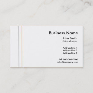 Einfache Visitenkartenvorlagen Visitenkarte