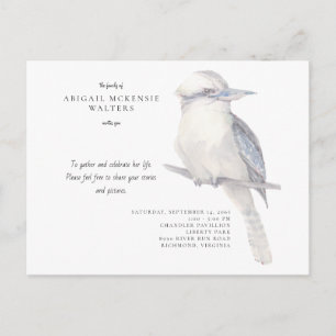 Einfache Vogel-Feier des Lebens II Postkarte
