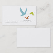 Einfache Vögel Visitenkarte (Vorne/Hinten)