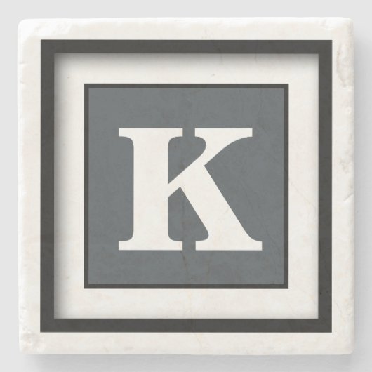 Einfache Vollfarbe anzeigen Steinuntersetzer (Vorderseite)