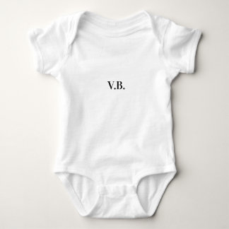Einfache Vollfarben hinzufügen Name Text Monogra Baby Strampler