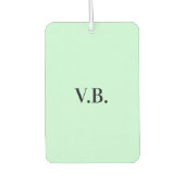 Einfache Vollfarbenkennzeichnung Hinzufügen von Te Autolufterfrischer (Vorderseite)