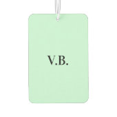 Einfache Vollfarbenkennzeichnung Hinzufügen von Te Autolufterfrischer (Rückseite)