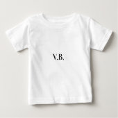 Einfache Vollfarbenkennzeichnung Hinzufügen von Te Baby T-shirt (Vorderseite)